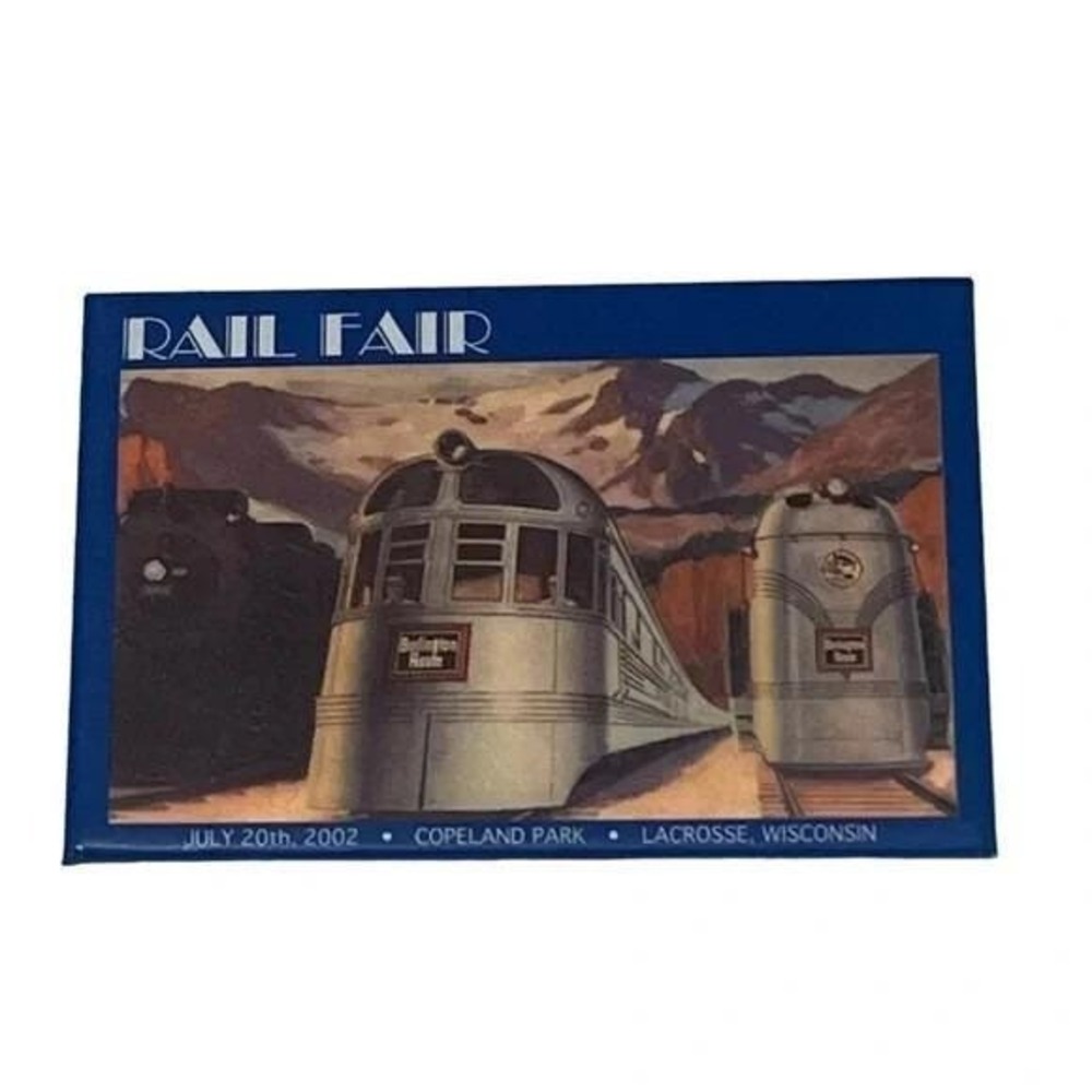 Rail Fair Trains 2002 LaCrosse Wisconsin Vintage Pin